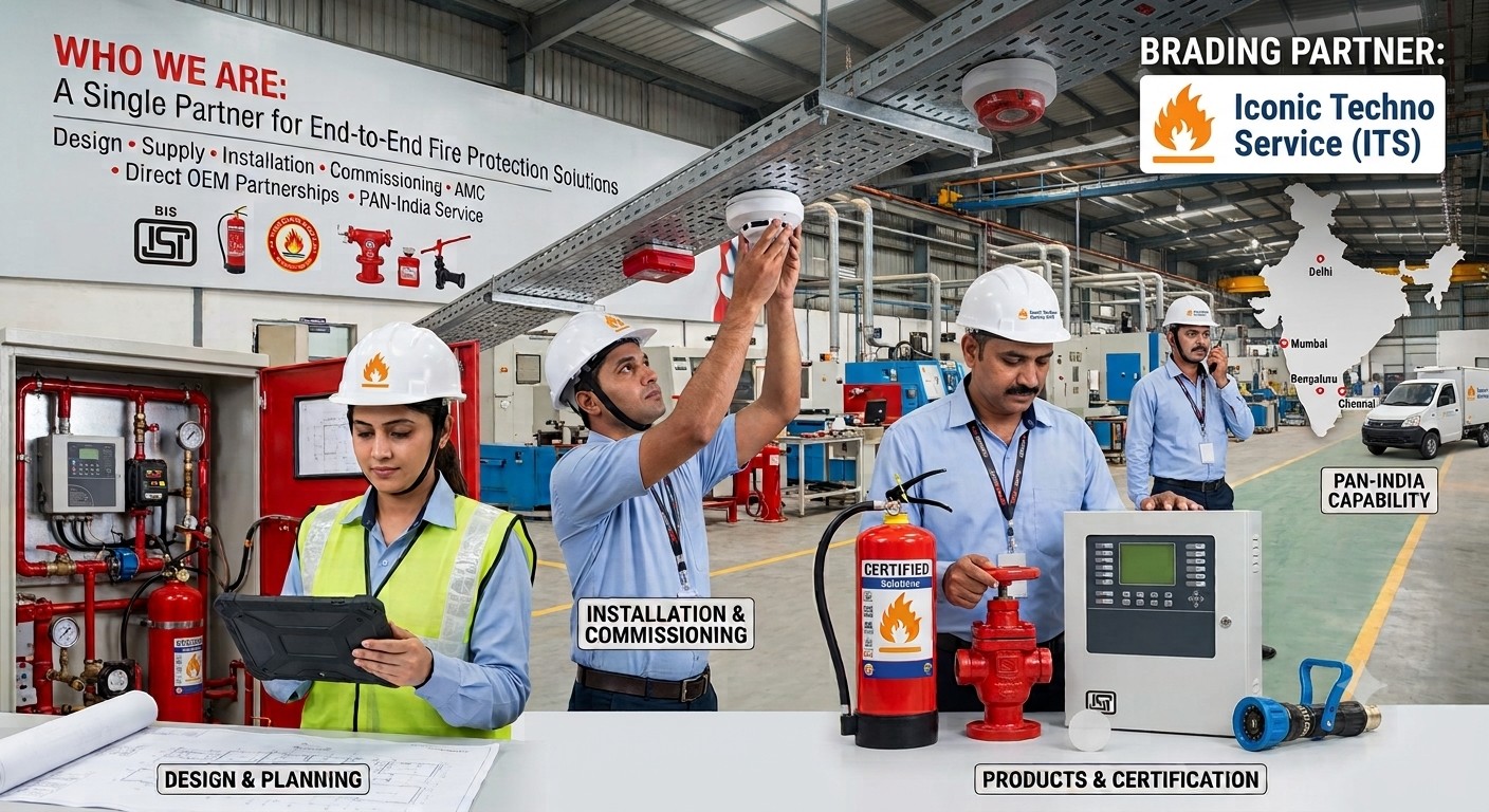 Iconic Techno Service team designing, installing and servicing fire protection systems